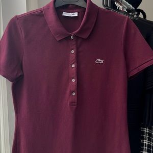Lacoste Slim Fit Purple Polo Shirt